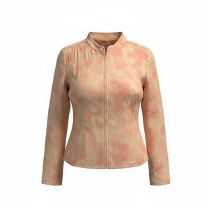 Christopher & Banks Peach Floral Blazer